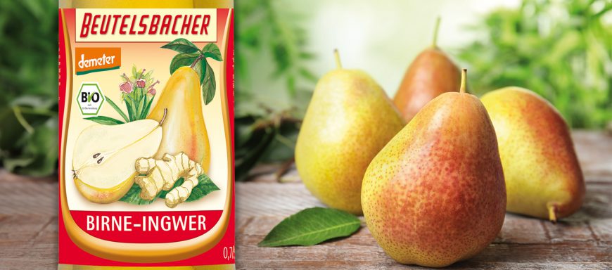 Beutelsbacher Neuheiten Demeter Birne Ingwer