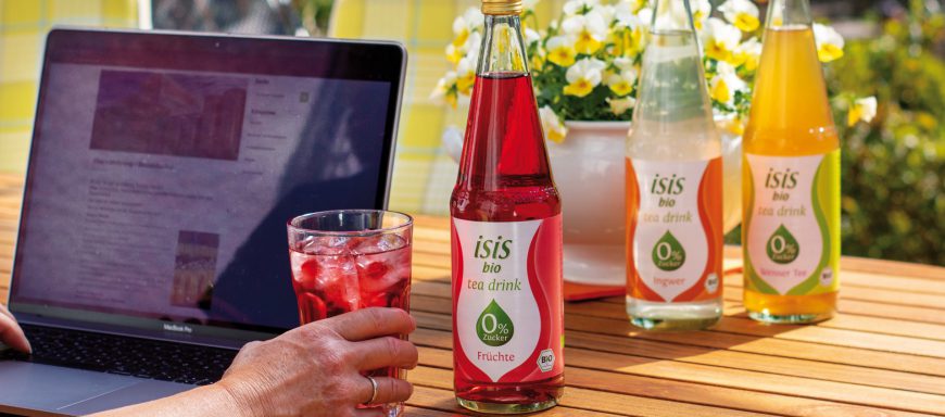 isis Bio tea drinks Erfrischungsgetränke Beutelsbacher