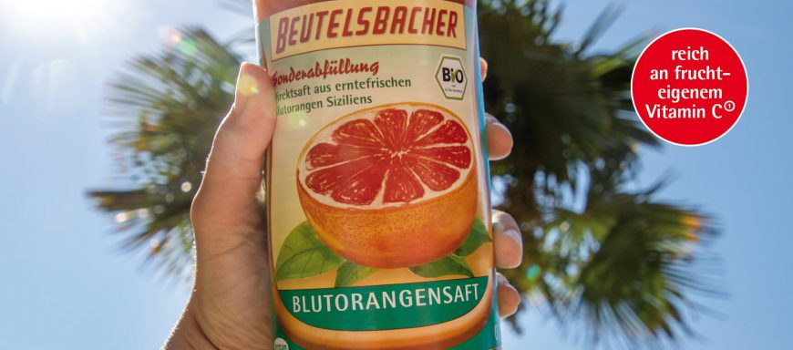 Blutorangensaft Sonderabfüllung
