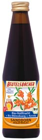Bio, Sanddorn, Vollfrucht, Honig, Beutelsbacher